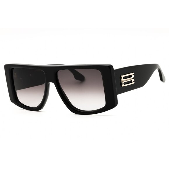 A-85. Victoria Beckham Acetate Rectangular Sunglasses Black VB678S - Picture 1 of 1